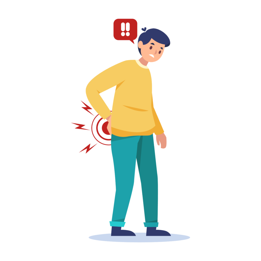 Why is pain delayed after an auto accident?